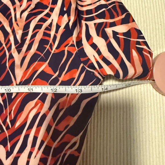 Icon Swim Orange and Red Asymmetrical Cut Out Swimsuit - Picture 5 of 8